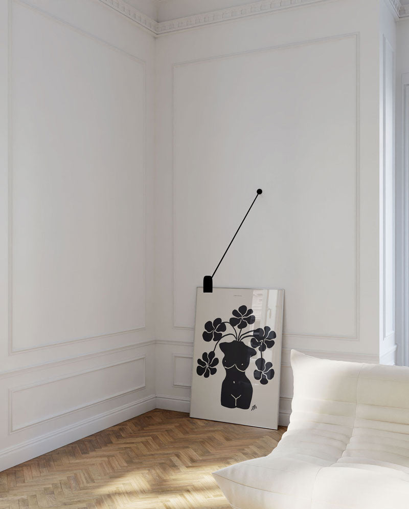 Boho Vase 11 - Contemporary Line Art Print