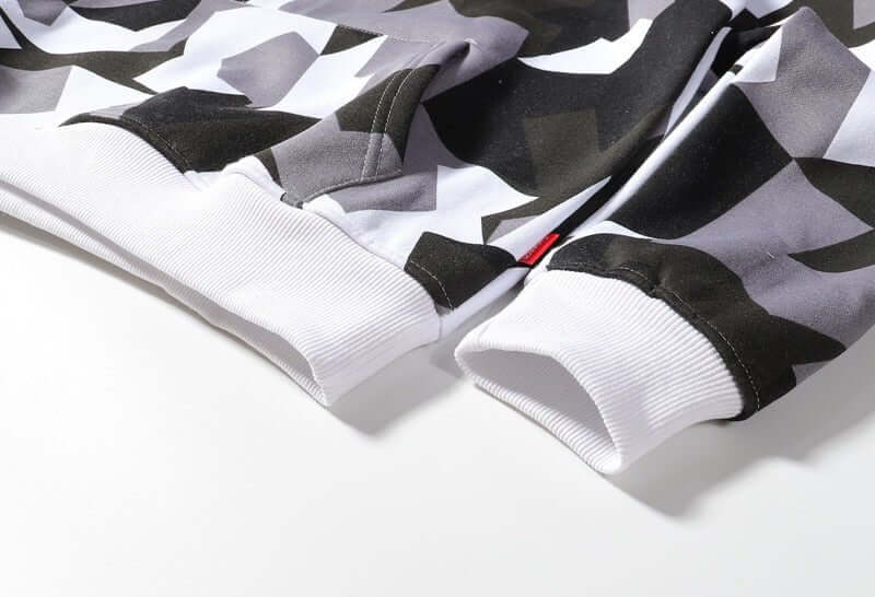 Camo Fleece Hoodie - Hip Hop Streetwear Sweatshirt