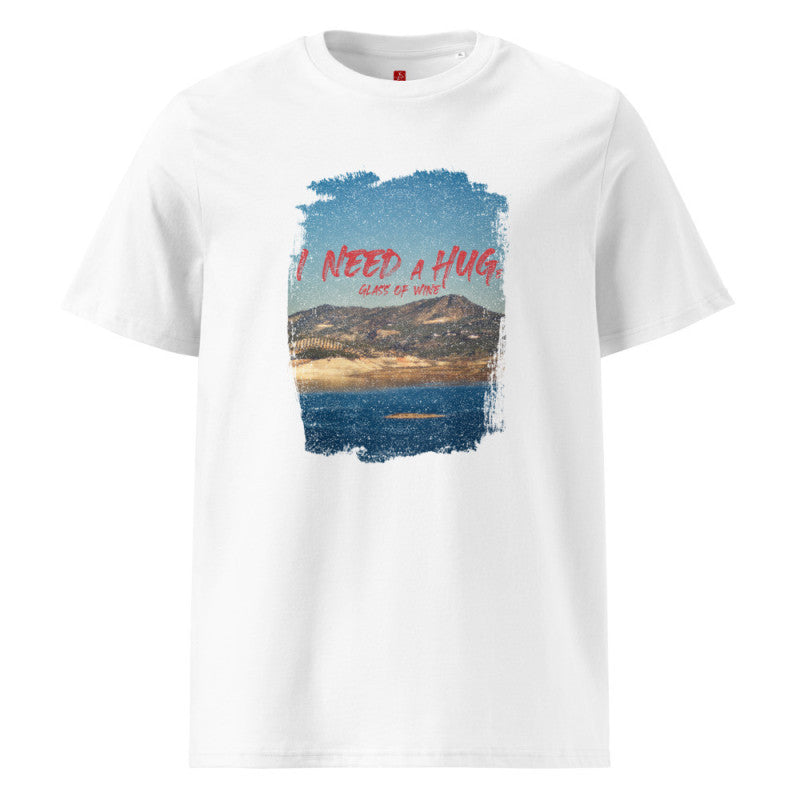 "I Need a HUGe Glass of Wine" Organic Cotton T-Shirt