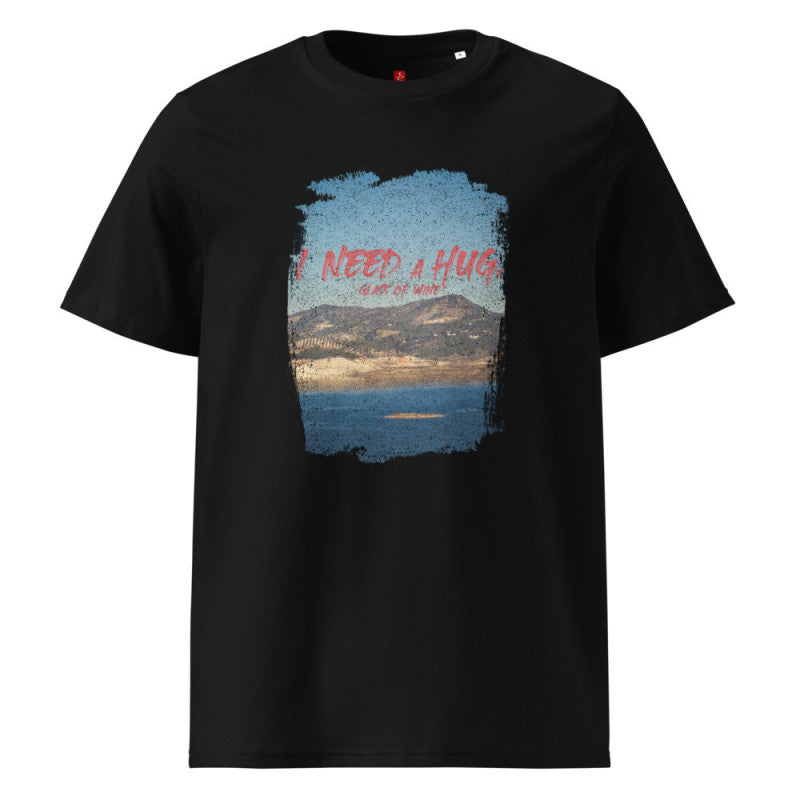 "I Need a HUGe Glass of Wine" Organic Cotton T-Shirt