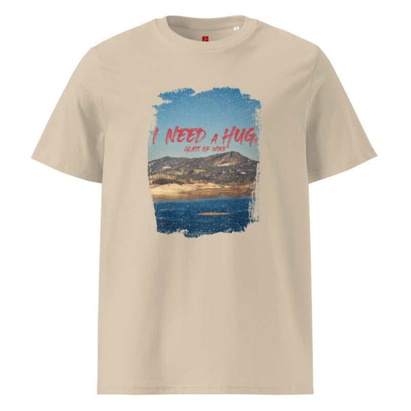 "I Need a HUGe Glass of Wine" Organic Cotton T-Shirt