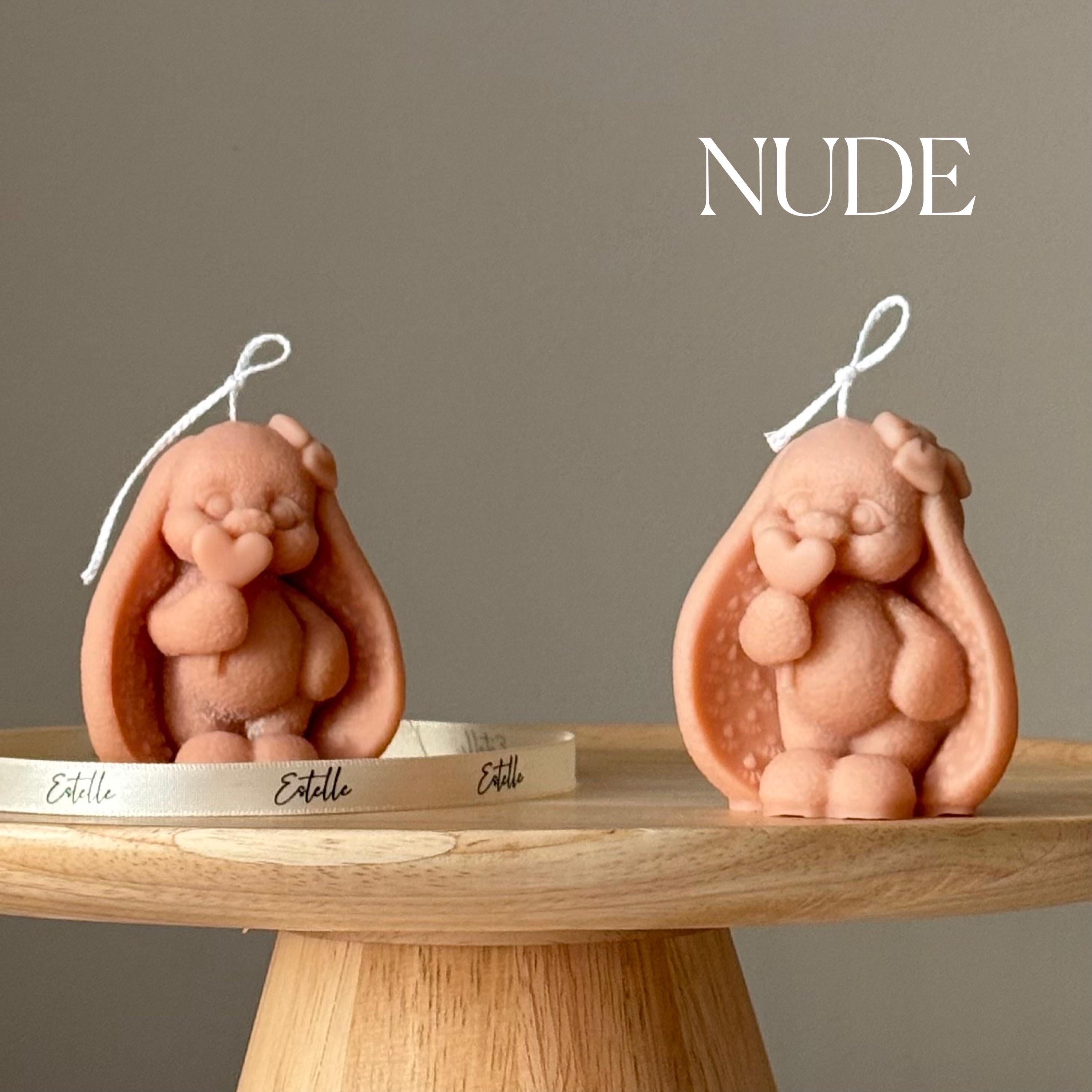 Tiny Bunny Soy Candle - Handmade Easter Decor