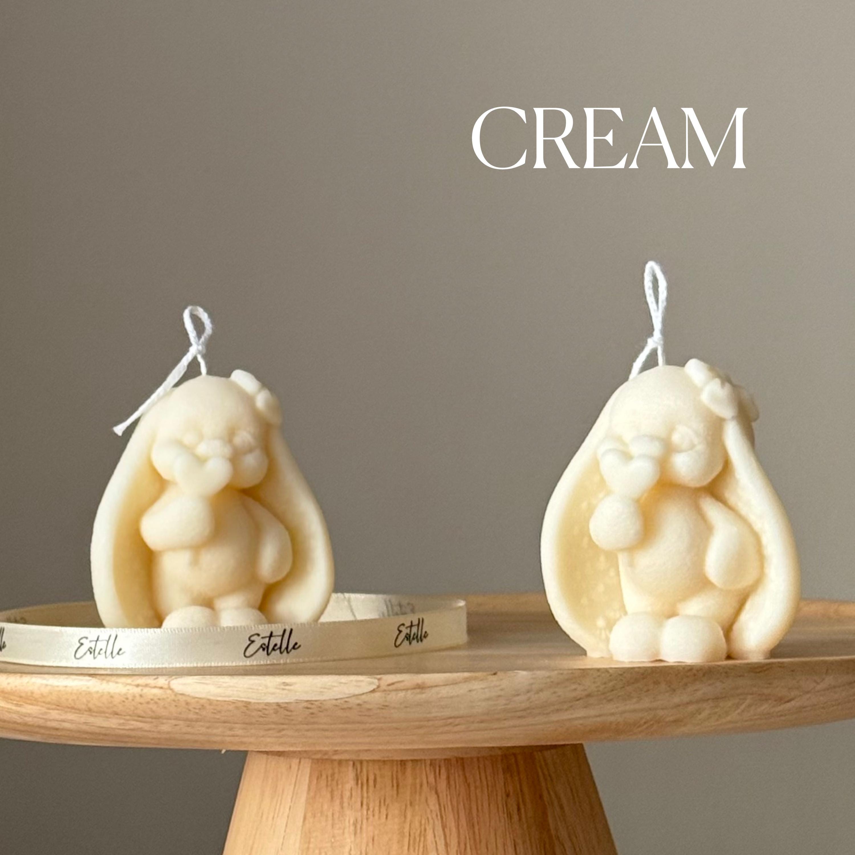 Tiny Bunny Soy Candle - Handmade Easter Decor