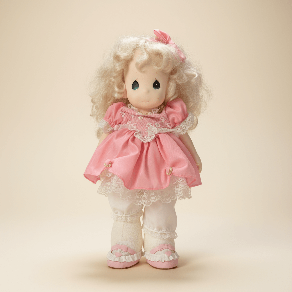 Precious Moments Doll Tiffany with Professional Background