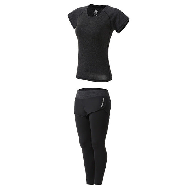 5-Piece Women's Yoga Set - Quick Dry Activewear