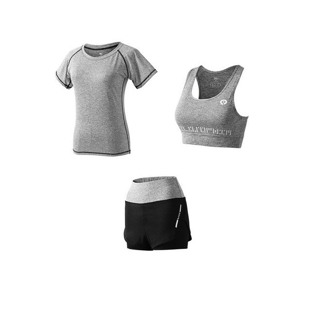 5-Piece Women's Yoga Set - Quick Dry Activewear