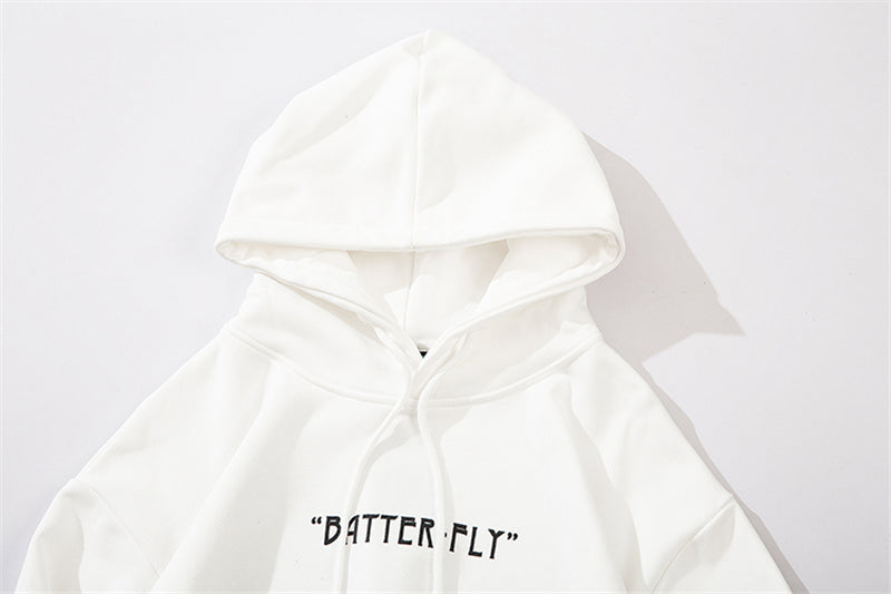 Butterfly Graphic Hoodie - Hip Hop Streetwear