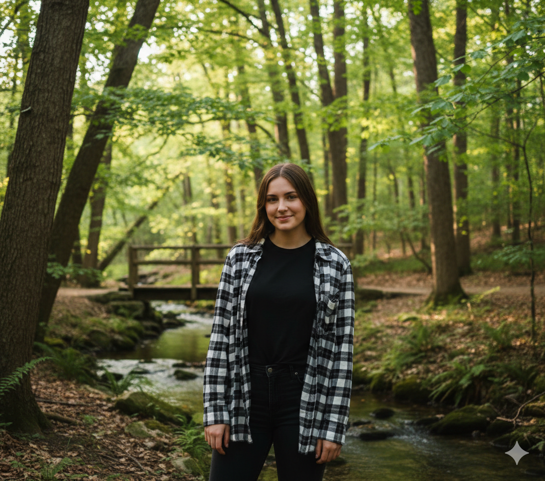 "Pre-loved" Plaid Shirt