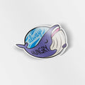 "Always Hungry" Blue Whale Vinyl Sticker - 3 Inch